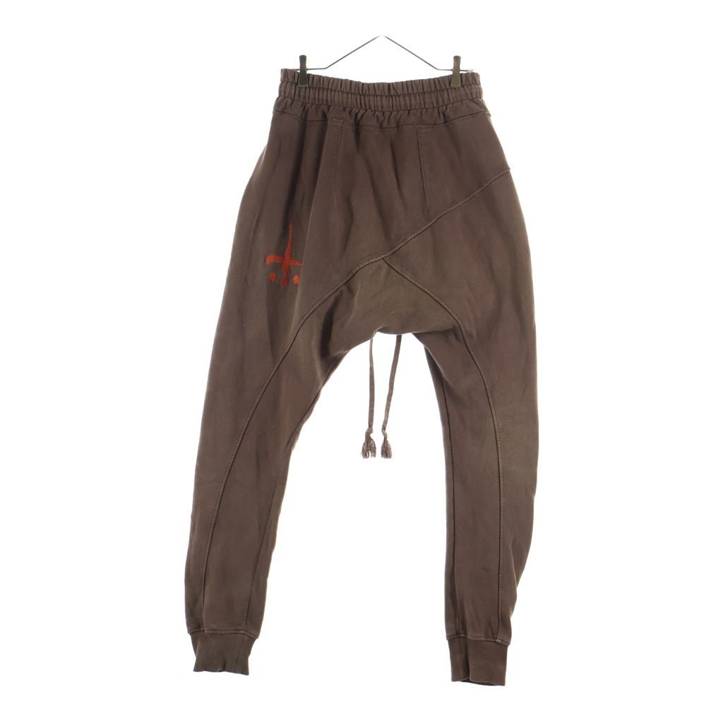 cvtvlist(カタリスト) 22AW USUAL SWEAT PANTS ロゴエンブロイダリー ユージュアル スウエット イージーパンツ 2201090401 ブラウン