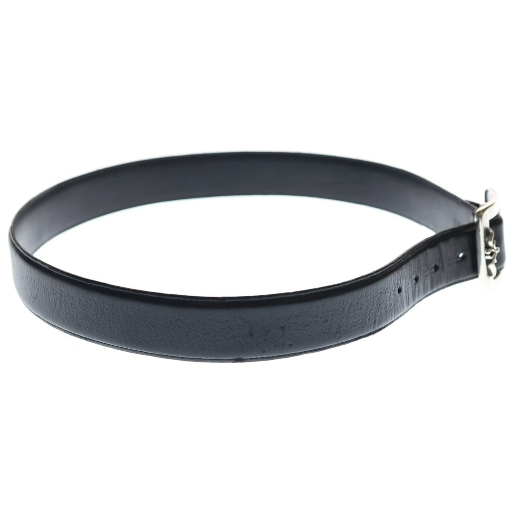 CHROME HEARTS(クロムハーツ) 1.5 OTJ BELT フィリグリーOTJ レザーベルト ブラック/シルバー