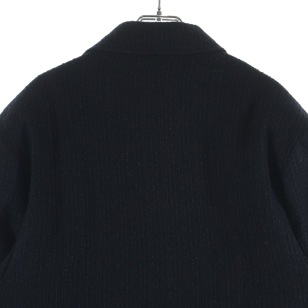 ANREALAGE(アンリアレイジ) DOUBLE BUTTON TWEED JACKET ダブルボタン ツイード ジャケット ブラック
