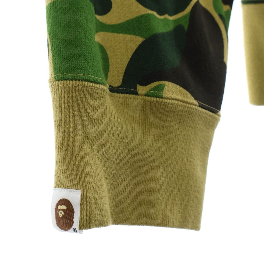 A BATHING APE(アベイシングエイプ) CAMO SHARK FULL ZIP HOODIE カモシャーク フルジップフーディ パーカー カーキ 001ZPL301008M
