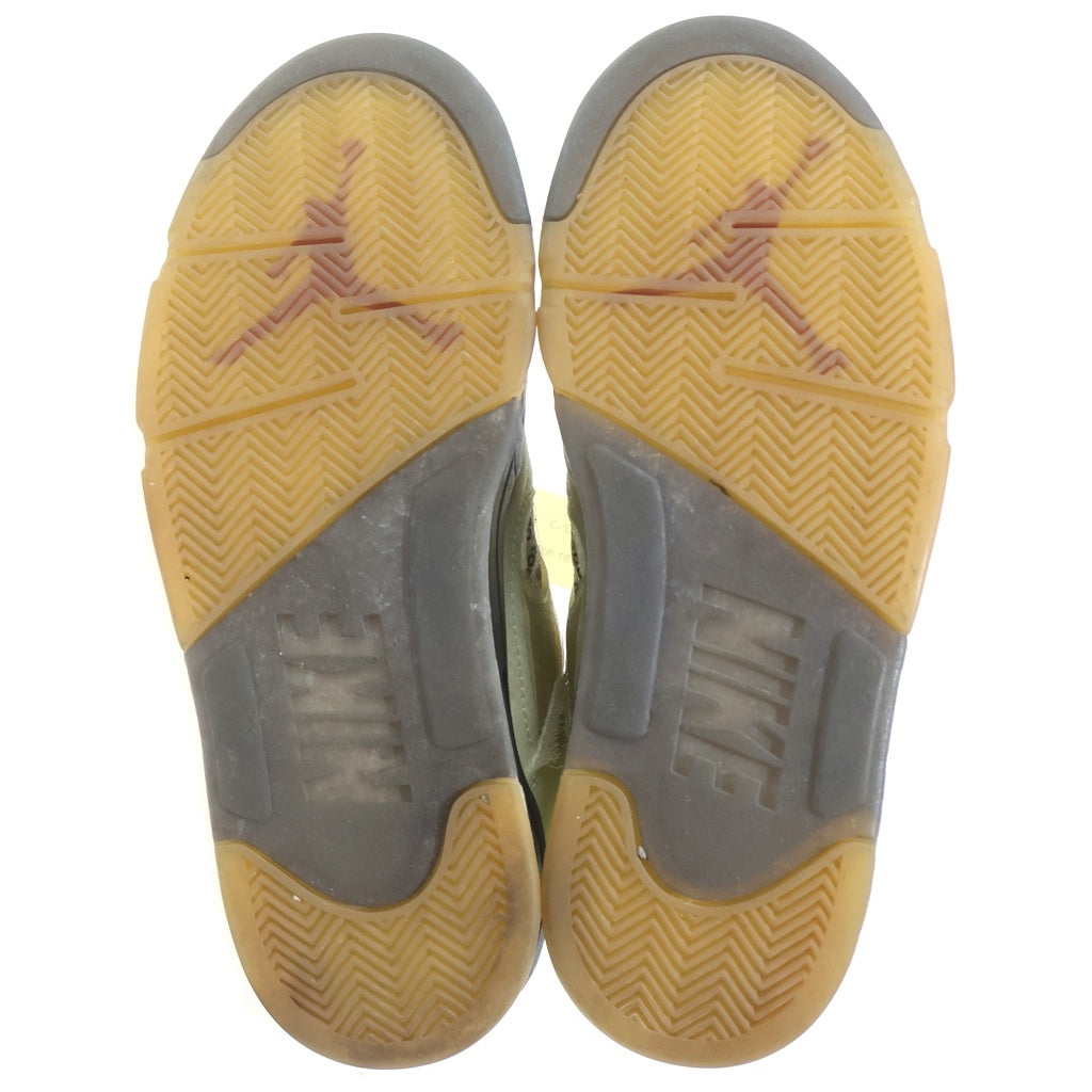 NIKE(ナイキ) ×OFF-WHITE AIR JORDAN 5 RETRO SP SAIL DH8565-100 オフホワイト エアジョーダン5 レトロ セイル ハイカットスニーカー アイボリー US9.5/27.5cm
