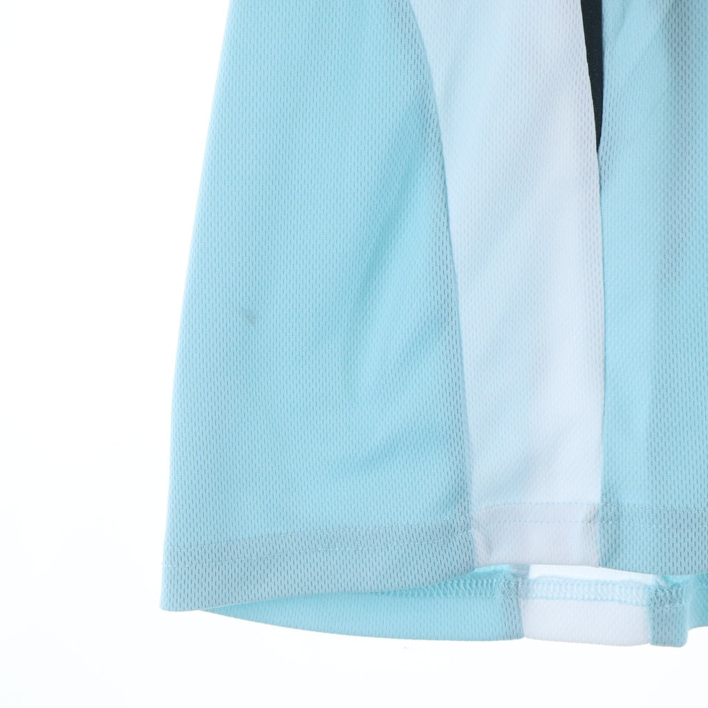 KITH(キス) Otto Mesh Chase Jersey フロントロゴ メッシュゲームシャツ 半袖Tシャツカットソー ブルー 26-073-060-0001-2-0