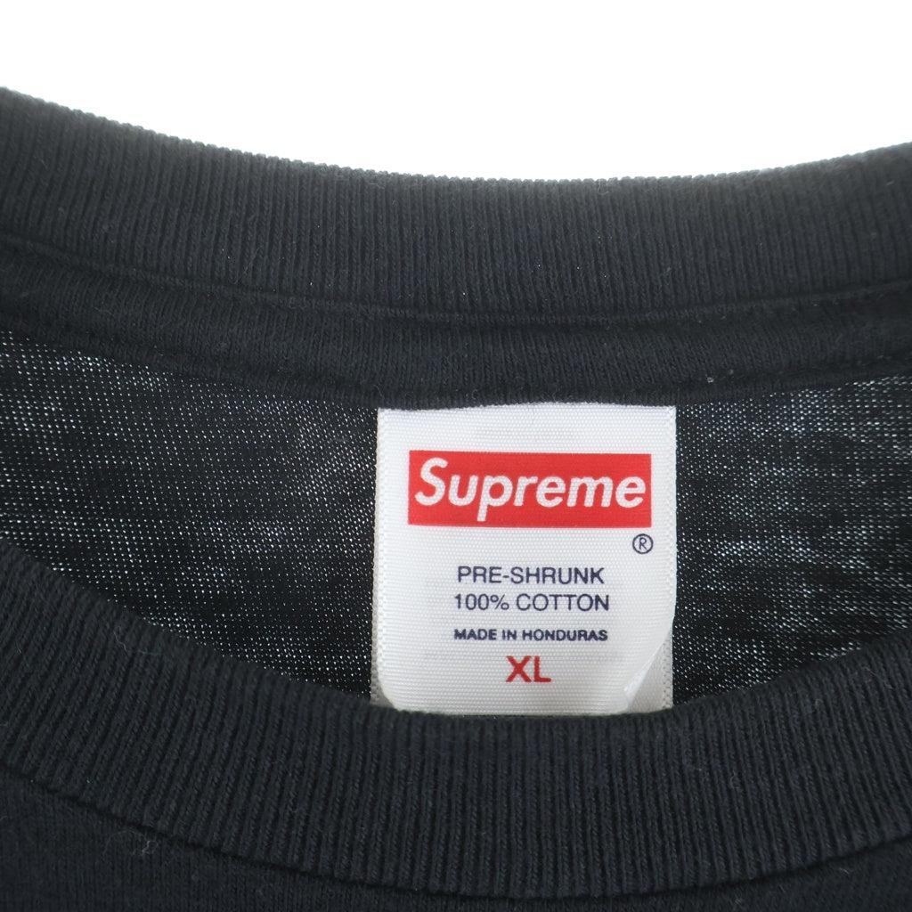 SUPREME(シュプリーム) 24AW Snow White Tee スノー ホワイト クルーネック 半袖Tシャツカットソー ブラック