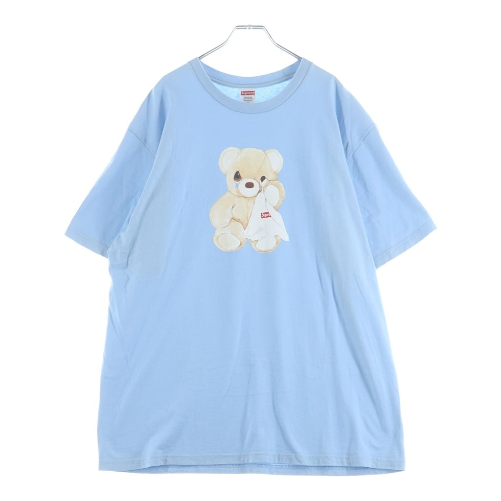 SUPREME(シュプリーム) 25SS Bear Tee ベアープリント クルーネック 半袖Tシャツカットソー ライトブルー