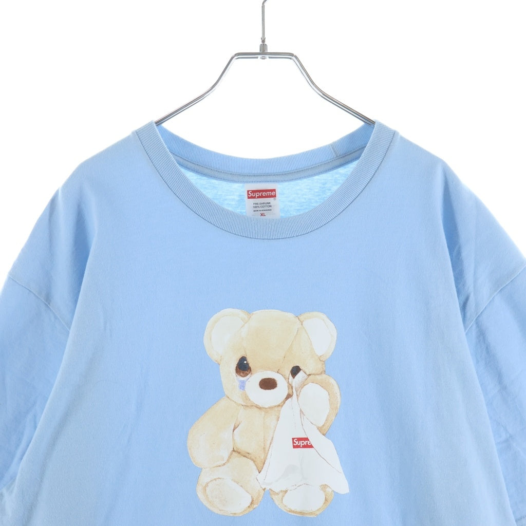 SUPREME(シュプリーム) 25SS Bear Tee ベアープリント クルーネック 半袖Tシャツカットソー ライトブルー