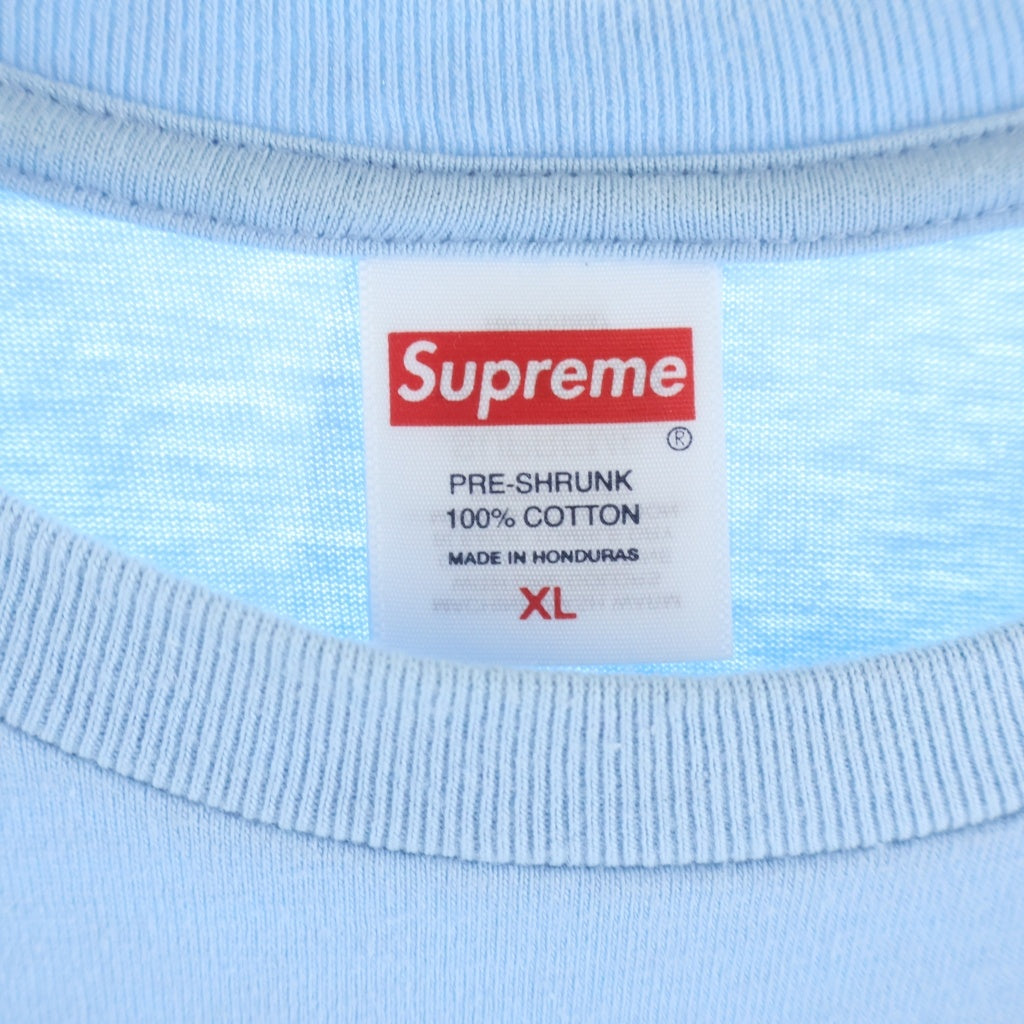 SUPREME(シュプリーム) 25SS Bear Tee ベアープリント クルーネック 半袖Tシャツカットソー ライトブルー