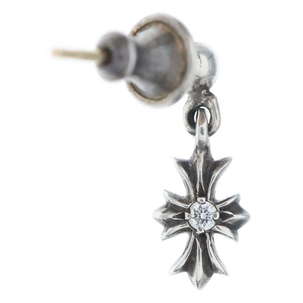 CHROME HEARTS(クロムハーツ) TNY E CH PLS DIA タイニーE CHプラス ドロップピアス 1ダイヤ シルバー BCA402