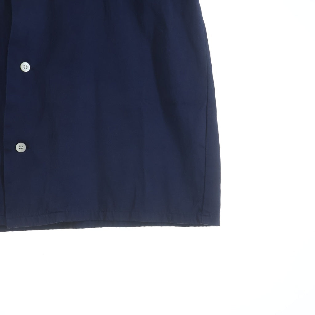 HUMAN MADE(ヒューマンメイド) 22SS Embroidery Shirt エンブロイダリーシャツ 半袖シャツ ネイビー