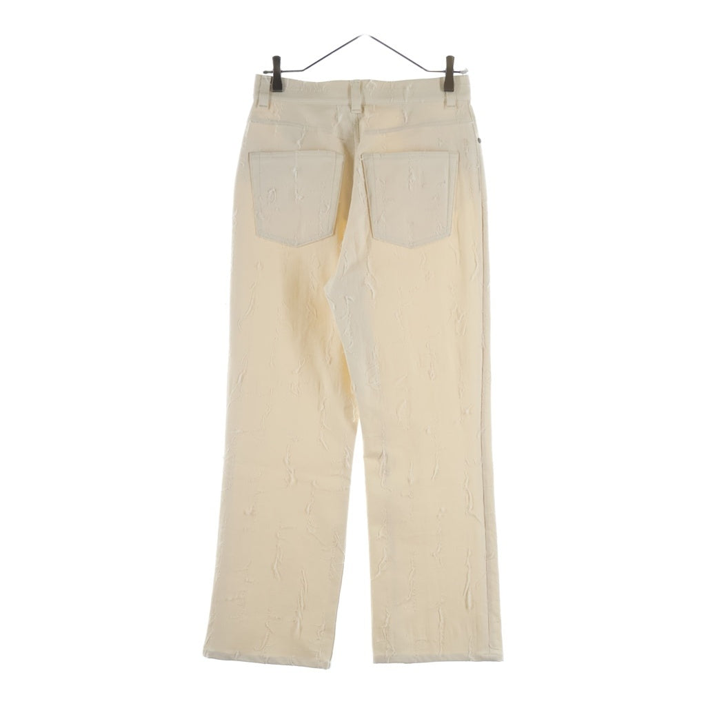 Acne Studios(アクネ ストゥディオズ) コットン ワイドトラウザーズパンツ ベージュ FN-WN-TROU000877 レディース