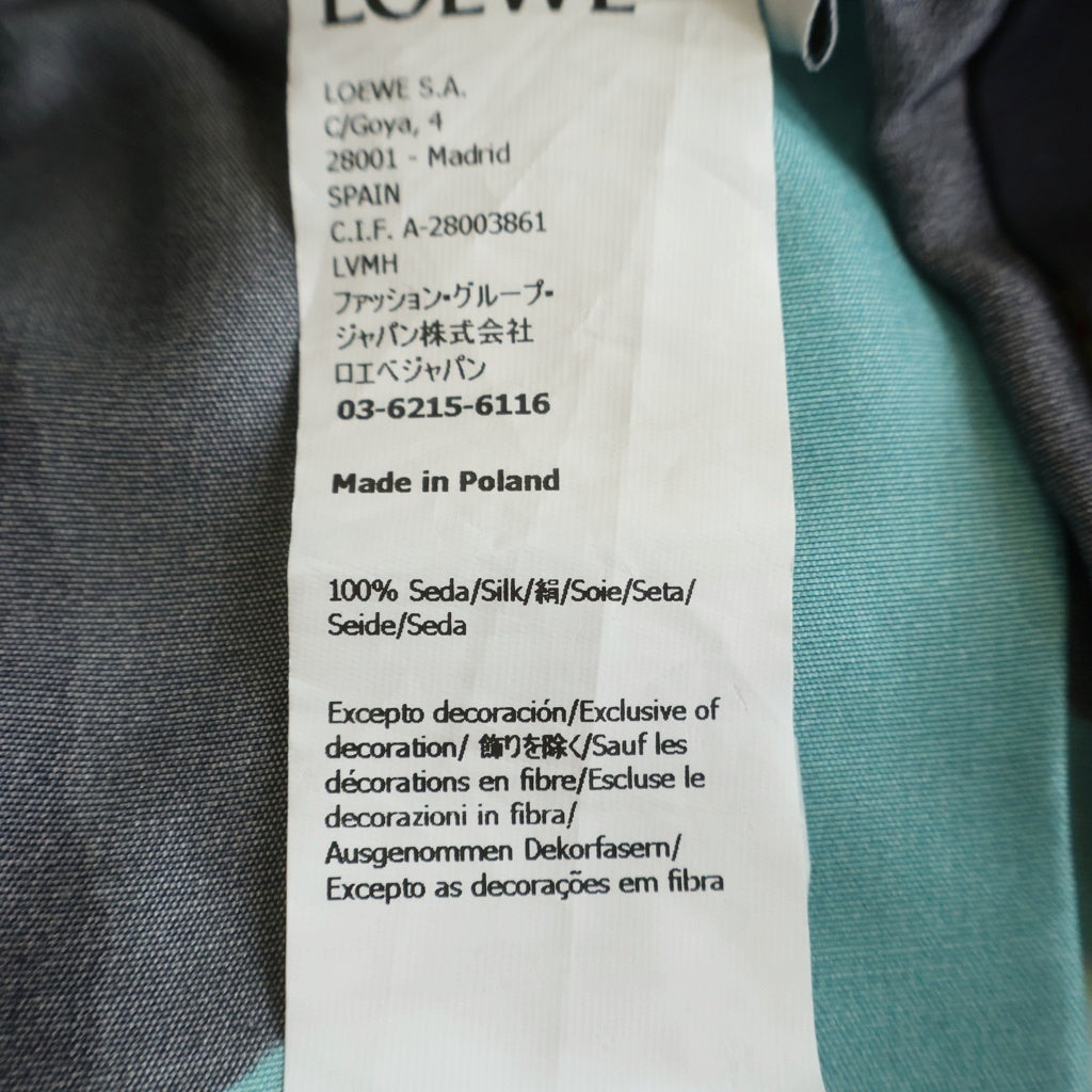 LOEWE(ロエベ) ×Paula's Ibiza シェルプリント シルク ドローストリングショーツ ハーフパンツ マルチ H616Y04X45 レディース