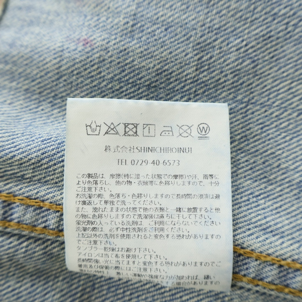 GUERNIKA(ゲルニカ) Graffiti Paint Denim Jacket グラフィック ペイント デニムジャケット インディゴ レディース