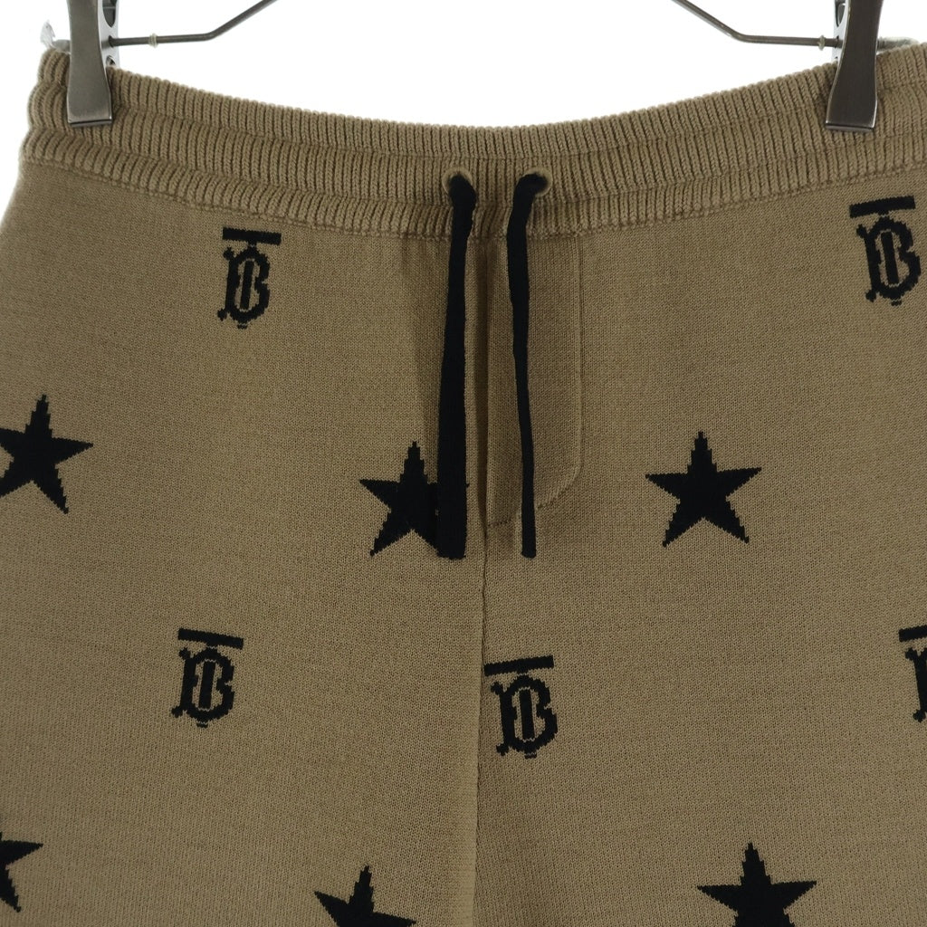 BURBERRY(バーバリー) TBモノグラム ウールニット ハーフパンツ ショーツ ベージュ 8047328 レディース