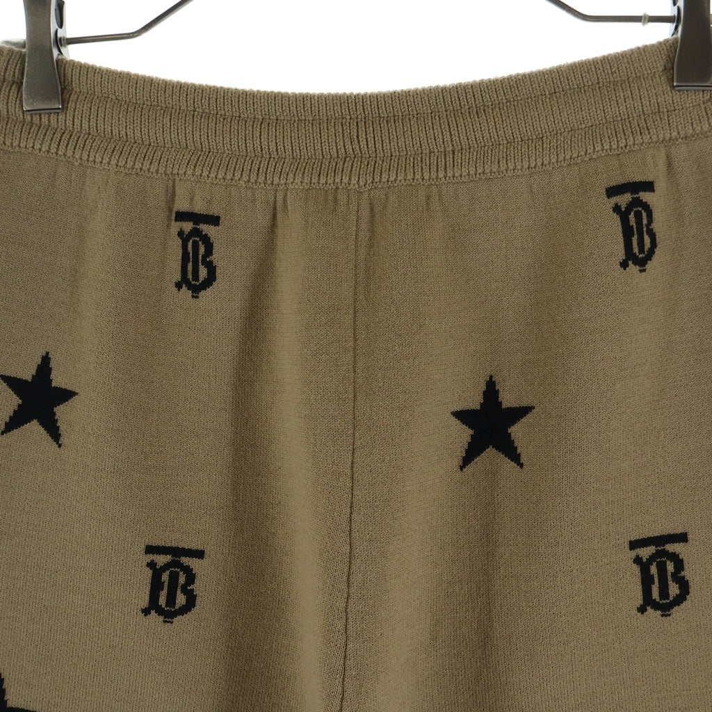 BURBERRY(バーバリー) TBモノグラム ウールニット ハーフパンツ ショーツ ベージュ 8047328 レディース