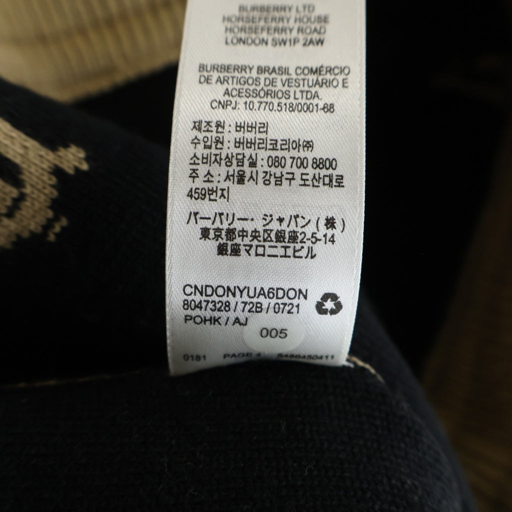 BURBERRY(バーバリー) TBモノグラム ウールニット ハーフパンツ ショーツ ベージュ 8047328 レディース