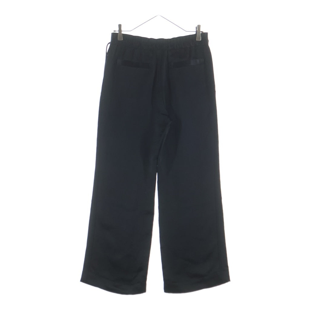 Acne Studios(アクネ ストゥディオズ) アセテート スラックスパンツ ブラック FN-WN-TROU000585 レディース