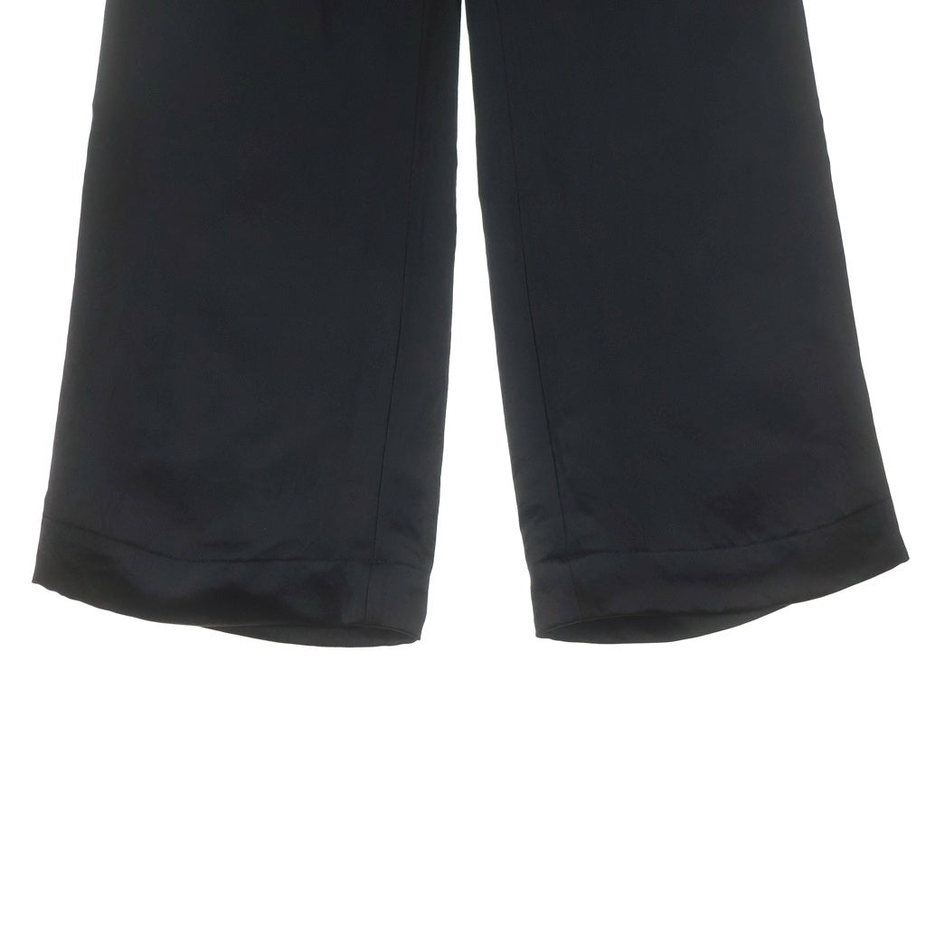 Acne Studios(アクネ ストゥディオズ) アセテート スラックスパンツ ブラック FN-WN-TROU000585 レディース