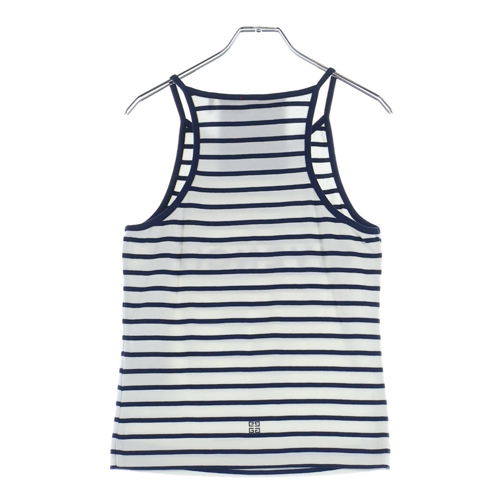 GIVENCHY(ジバンシィ) Fitted Tank Top フィッティド ボーダータンクトップ ホワイト/ブルー BW70CA3YF9 レディース