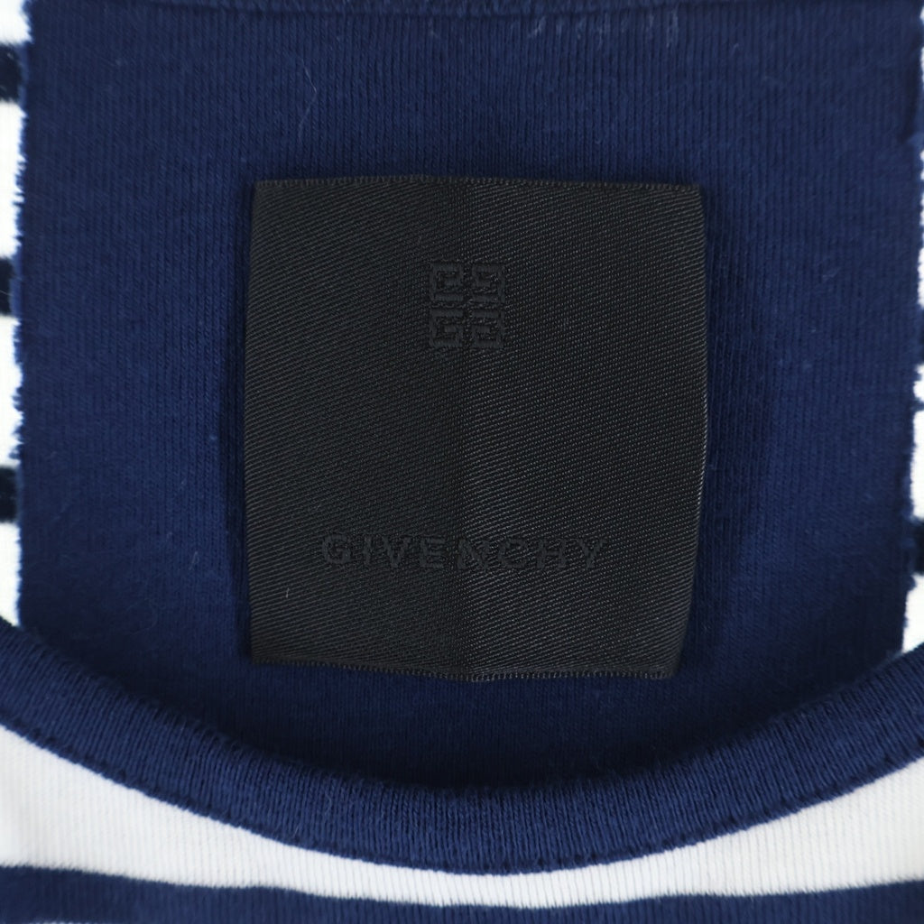 GIVENCHY(ジバンシィ) Fitted Tank Top フィッティド ボーダータンクトップ ホワイト/ブルー BW70CA3YF9 レディース