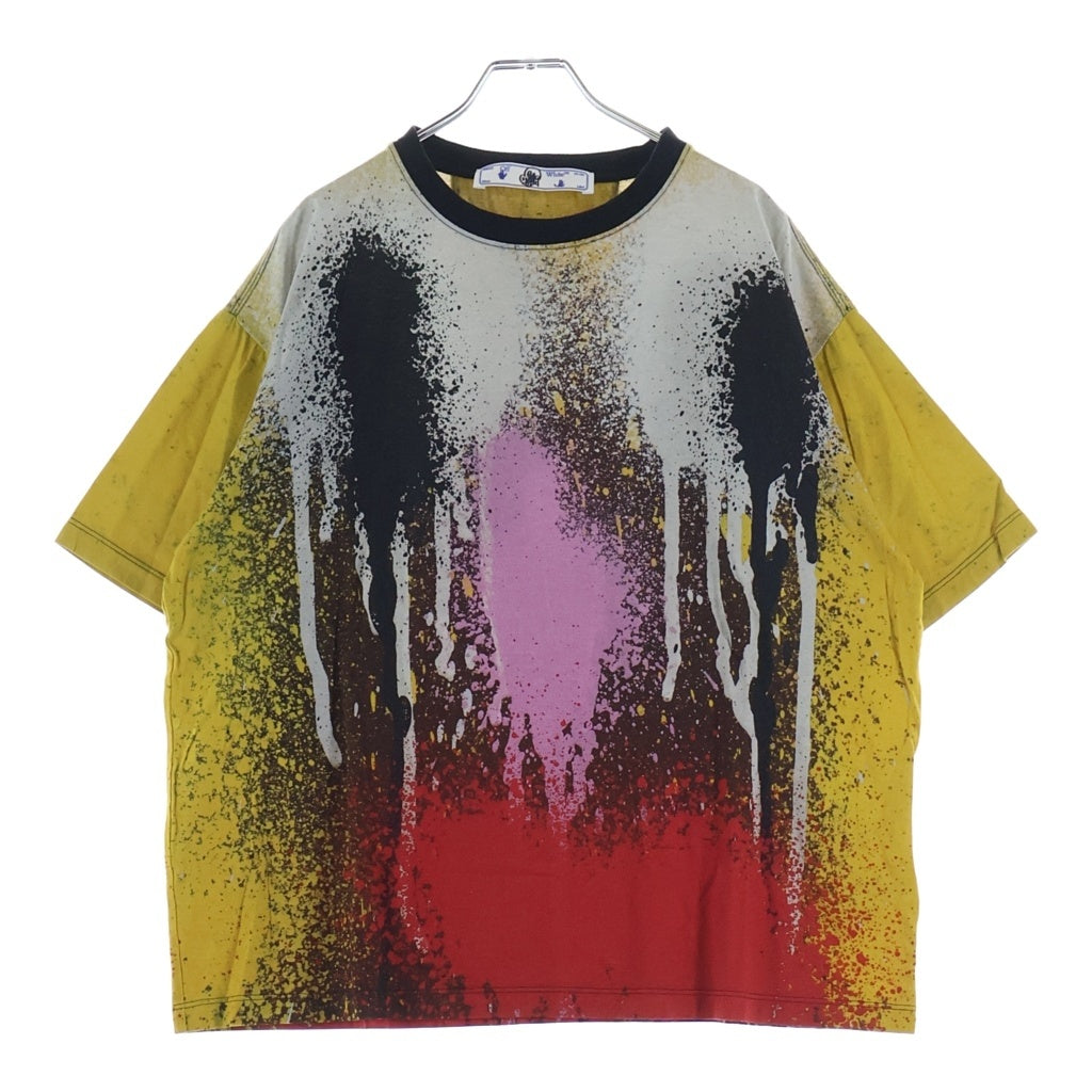 OFF-WHITE(オフホワイト) グラフィック スプラッシュペイント 半袖Tシャツカットソー マルチ OWAA091S21JER004 レディース