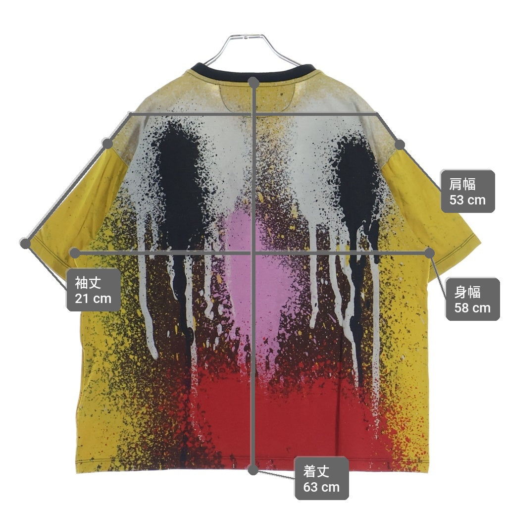 OFF-WHITE(オフホワイト) グラフィック スプラッシュペイント 半袖Tシャツカットソー マルチ OWAA091S21JER004 レディース
