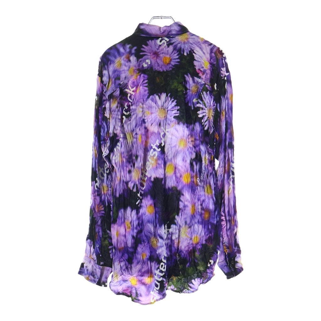 BALENCIAGA(バレンシアガ) フローラルプリント シルク 長袖シャツ マルチ 658956 TKLB4 レディース
