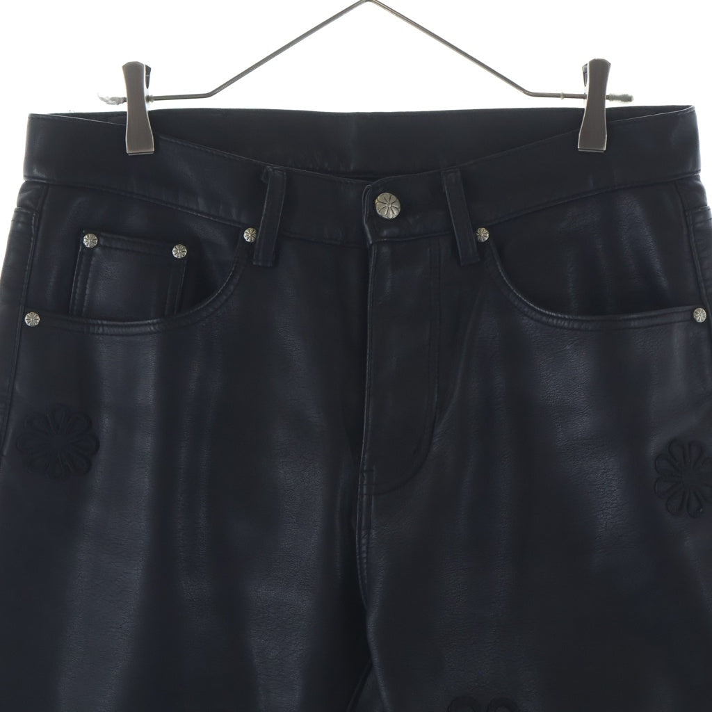 ROYAL FLASH(ロイヤルフラッシュ) DIGITAL GROUPI3 FAKE LEATHER PANT デジタル グルーピスリー フェイクレザーパンツ ブラック