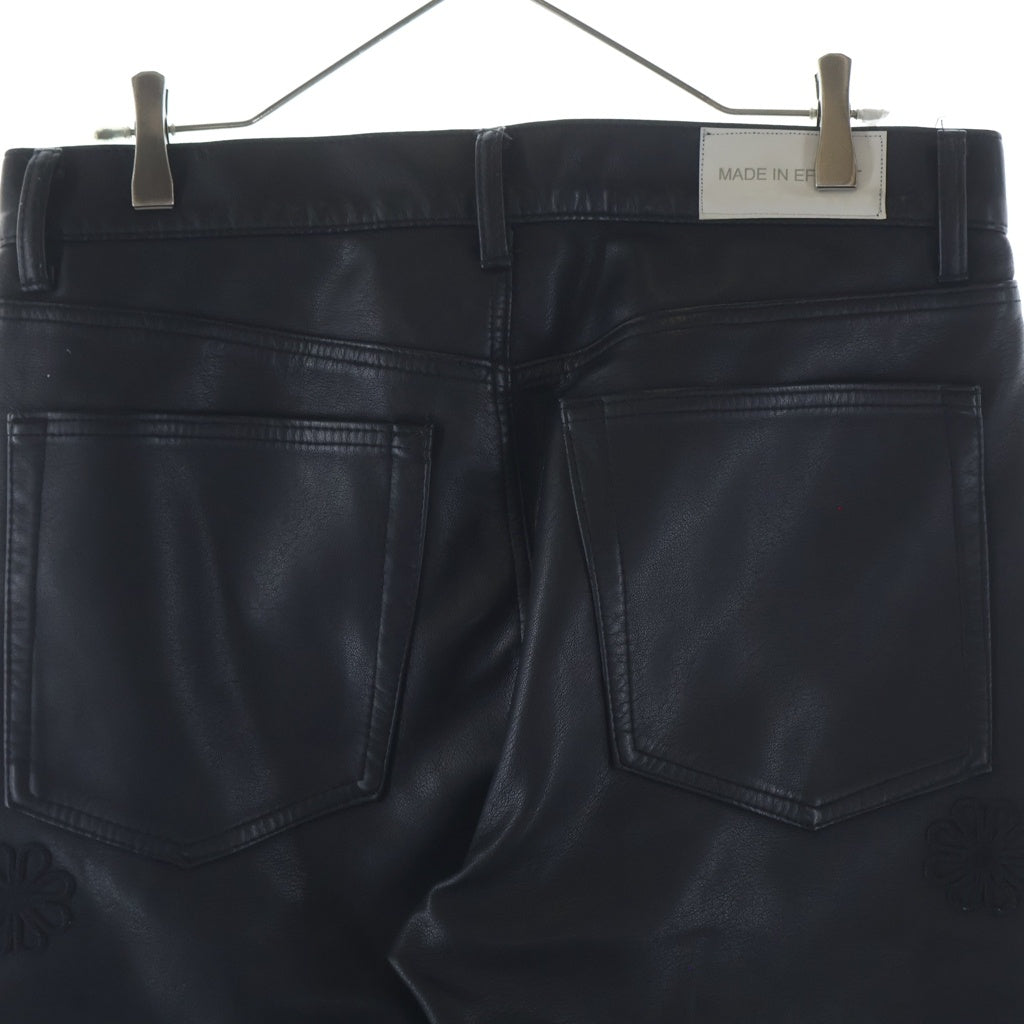 ROYAL FLASH(ロイヤルフラッシュ) DIGITAL GROUPI3 FAKE LEATHER PANT デジタル グルーピスリー フェイクレザーパンツ ブラック