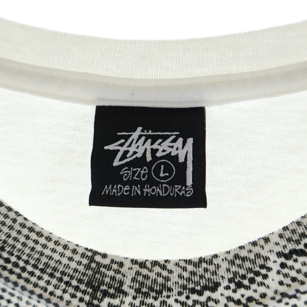 STUSSY(ステューシー) 23SS ×GANG STARR Tee プリント半袖カットソー 半袖Tシャツ ホワイト