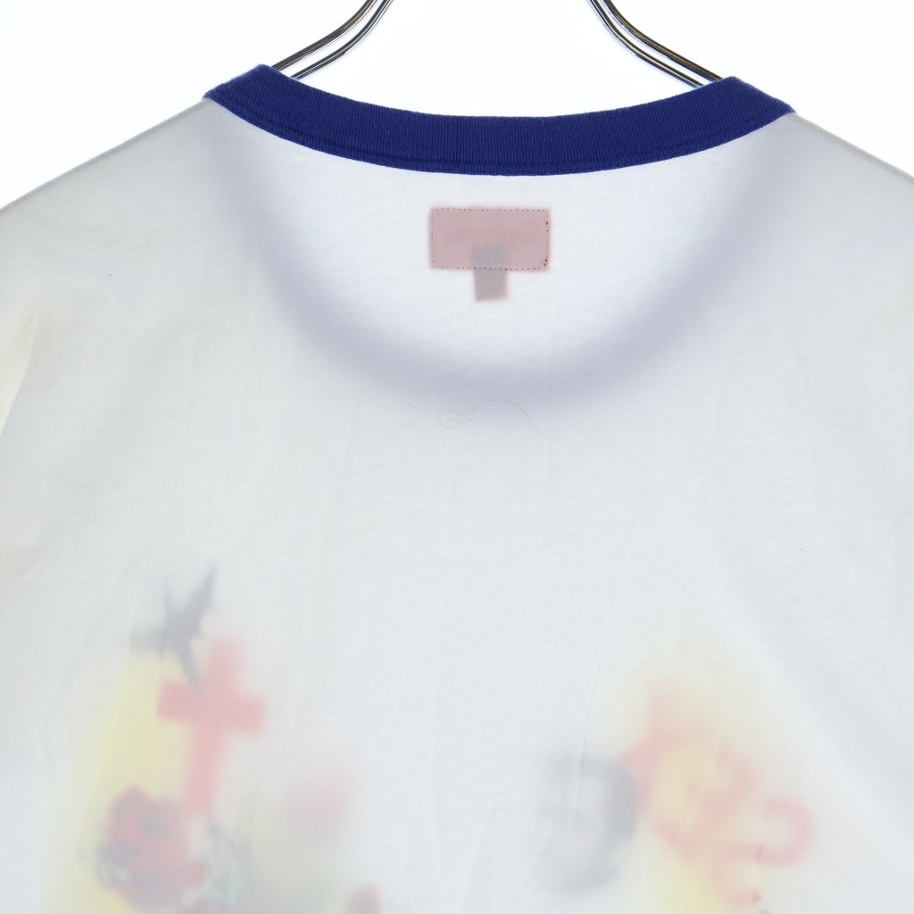 SUPREME(シュプリーム) 23SS Sex in Heaven Ringer Tee セックスインヘブン リンガーTシャツ 半袖カットソー ホワイト
