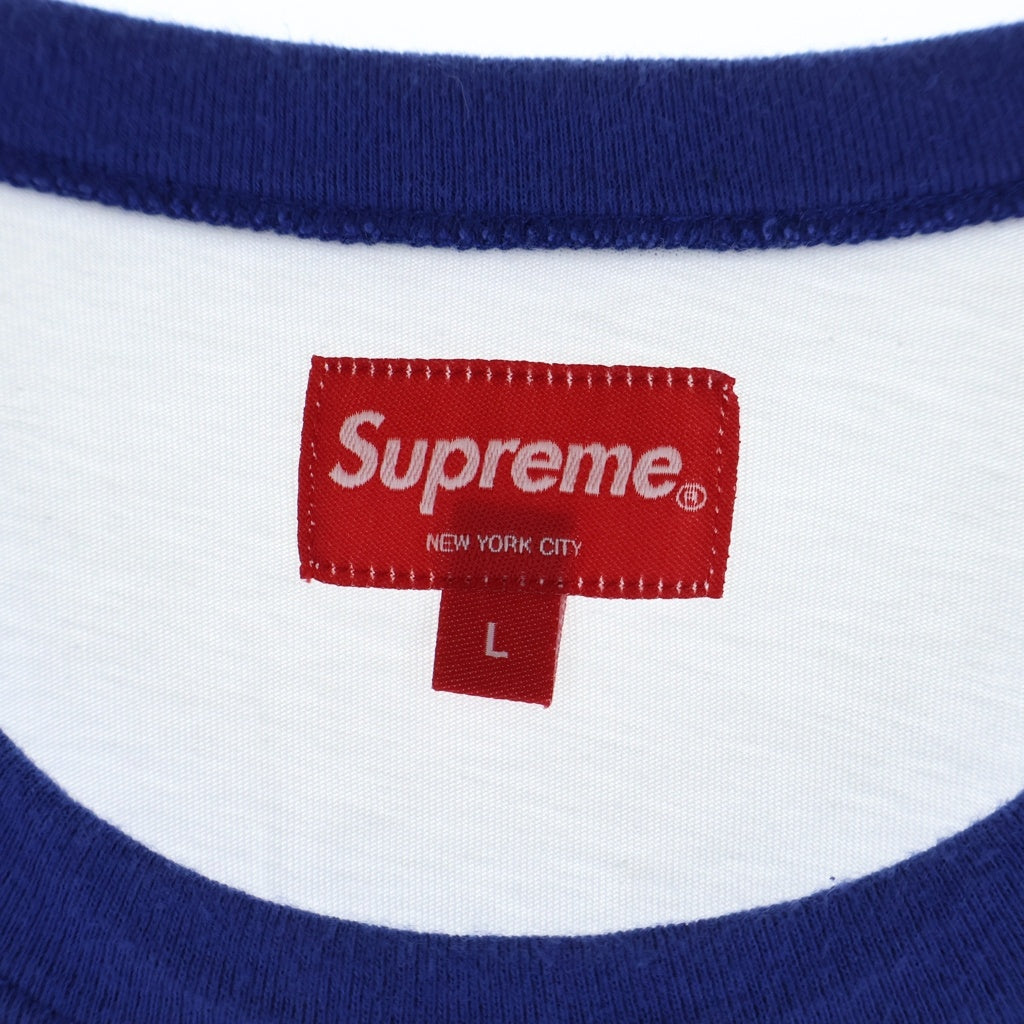 SUPREME(シュプリーム) 23SS Sex in Heaven Ringer Tee セックスインヘブン リンガーTシャツ 半袖カットソー ホワイト