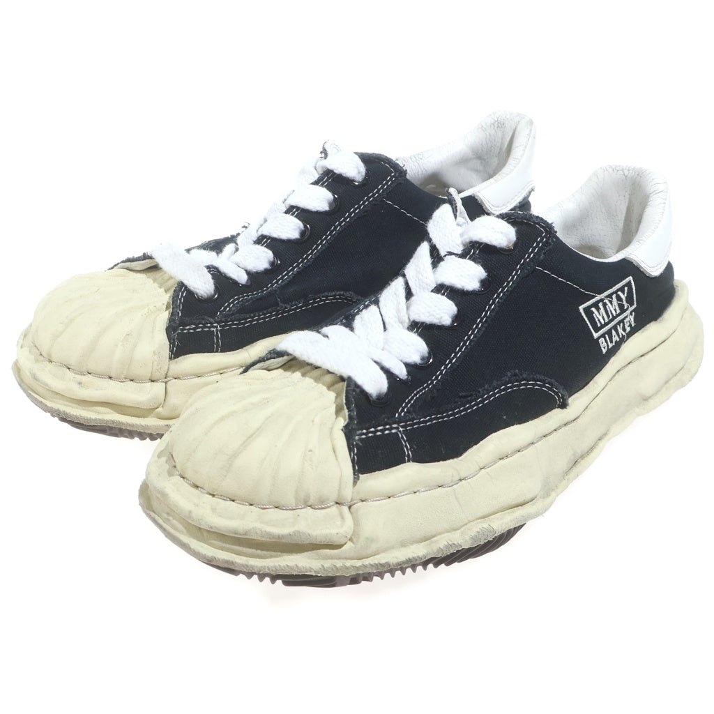 MAISON MIHARAYASUHIRO(メゾンミハラヤスヒロ) BLAKEY ブレイキー ヴィンテージソール キャンバス ローカットスニーカー ブラック A09FW732