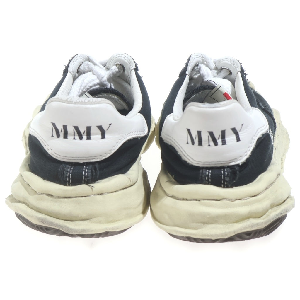 MAISON MIHARAYASUHIRO(メゾンミハラヤスヒロ) BLAKEY ブレイキー ヴィンテージソール キャンバス ローカットスニーカー ブラック A09FW732