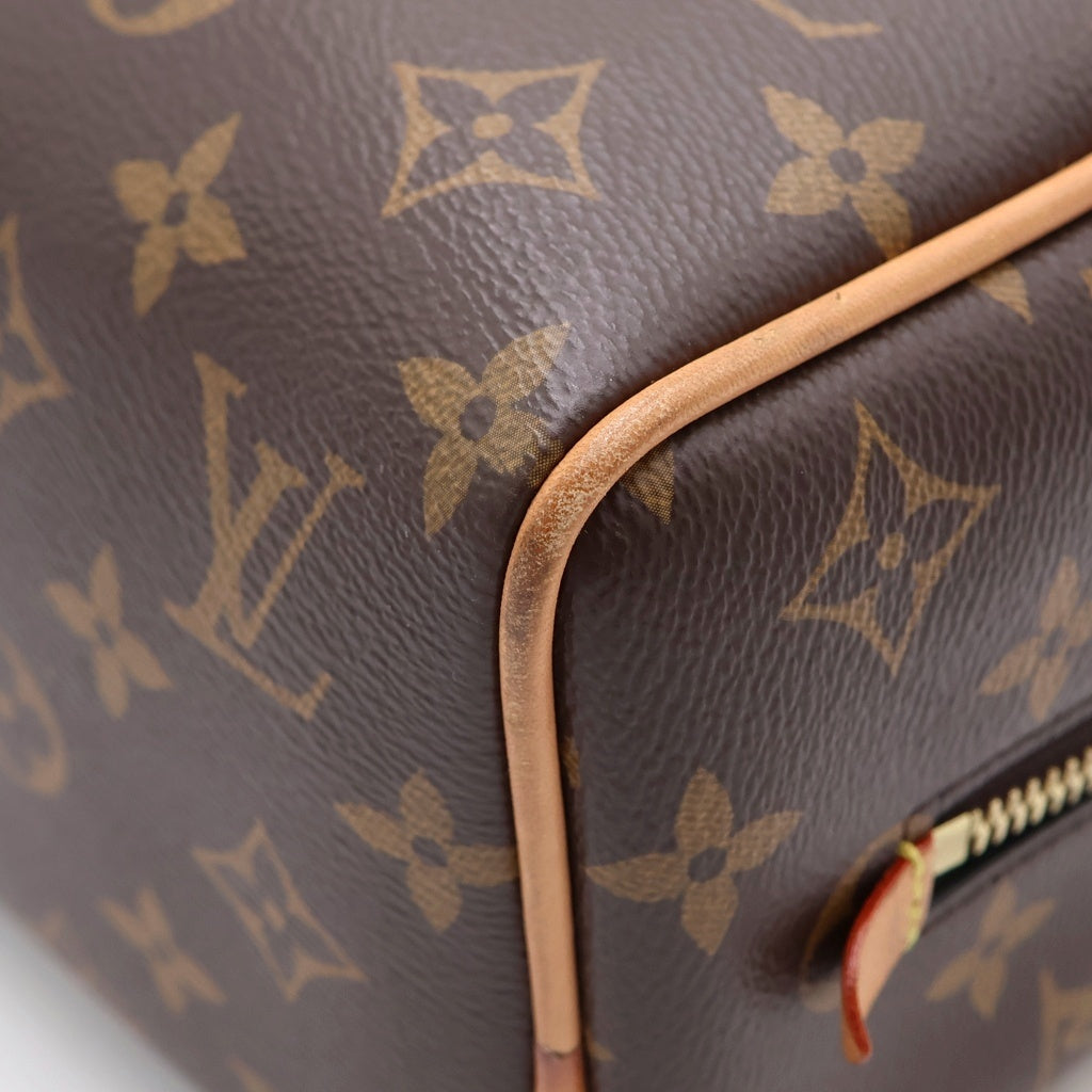 LOUIS VUITTON(ルイヴィトン) モノグラム ロッカー ドップ・キット レザー クラッチバッグ ポーチ ブラウン M83112 M83112 レディース