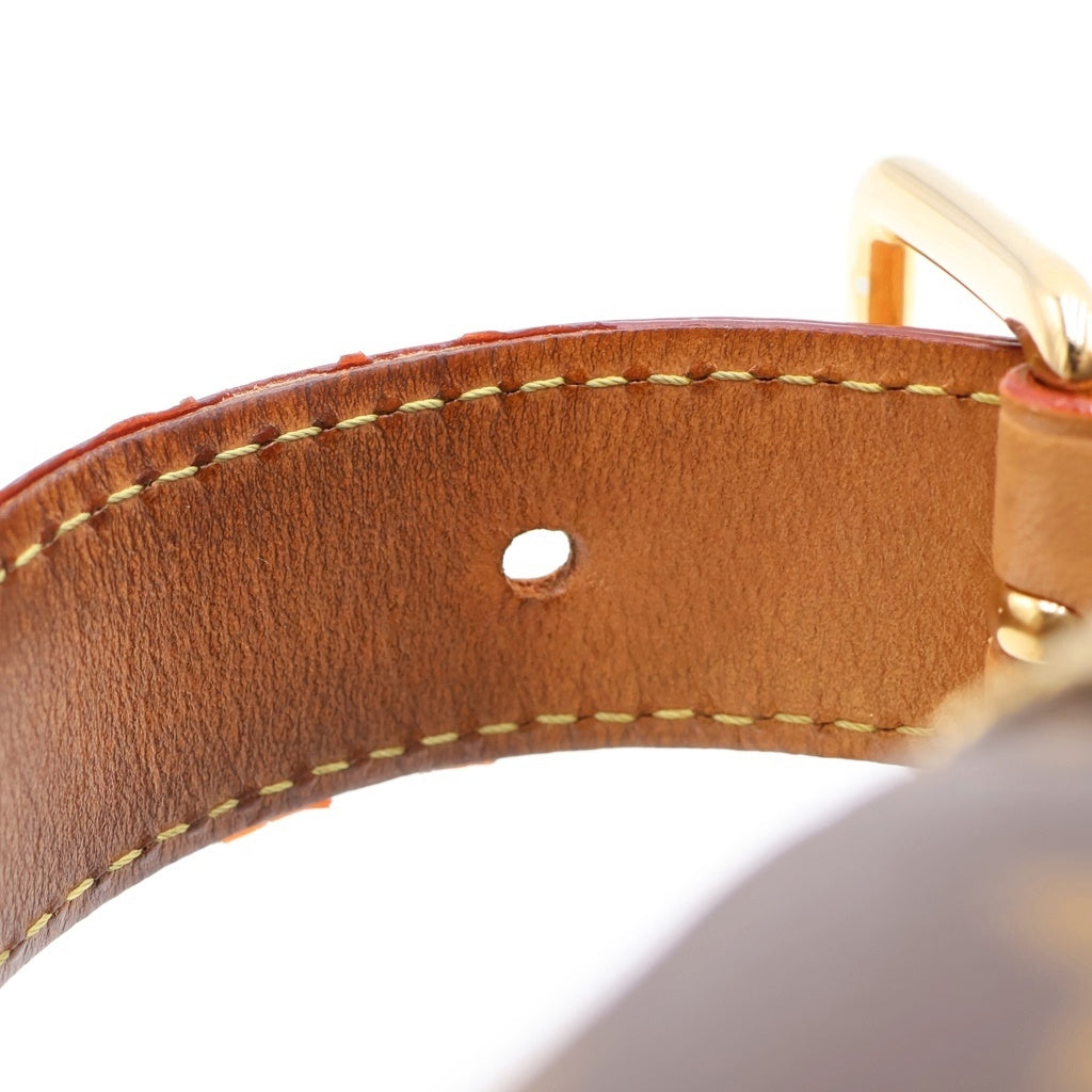 LOUIS VUITTON(ルイヴィトン) モノグラム ロッカー ドップ・キット レザー クラッチバッグ ポーチ ブラウン M83112 M83112 レディース