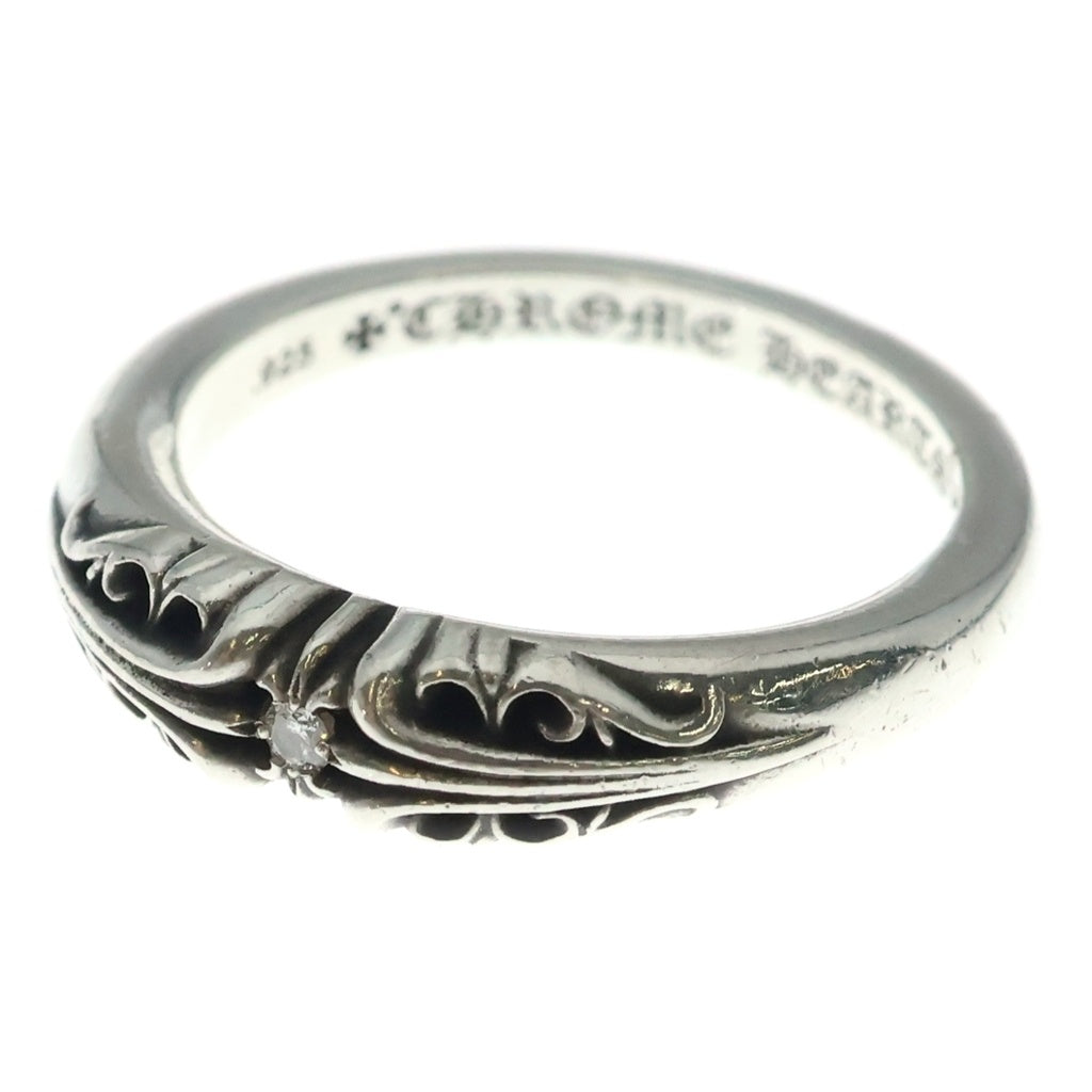 CHROME HEARTS(クロムハーツ) BABY CLASSIC K&T DIA ベイビークラシックK&Tリング アフター1ダイヤ シルバー