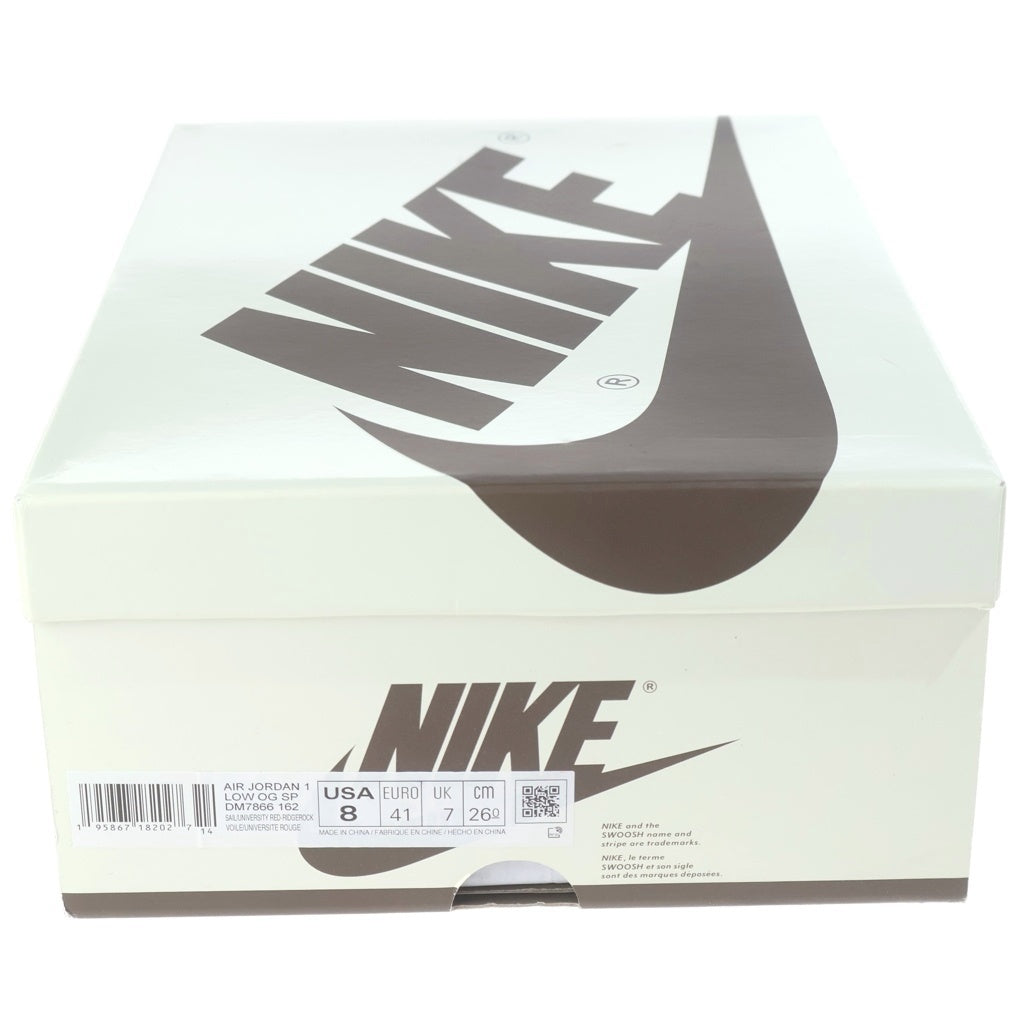 NIKE(ナイキ) ×TRAVIS SCOTT AIR JORDAN 1 LOW REVERSE MOCHA DM7866-162 トラヴィススコット エアジョーダン1 リバースモカ ローカットスニーカー US8/26.0cm