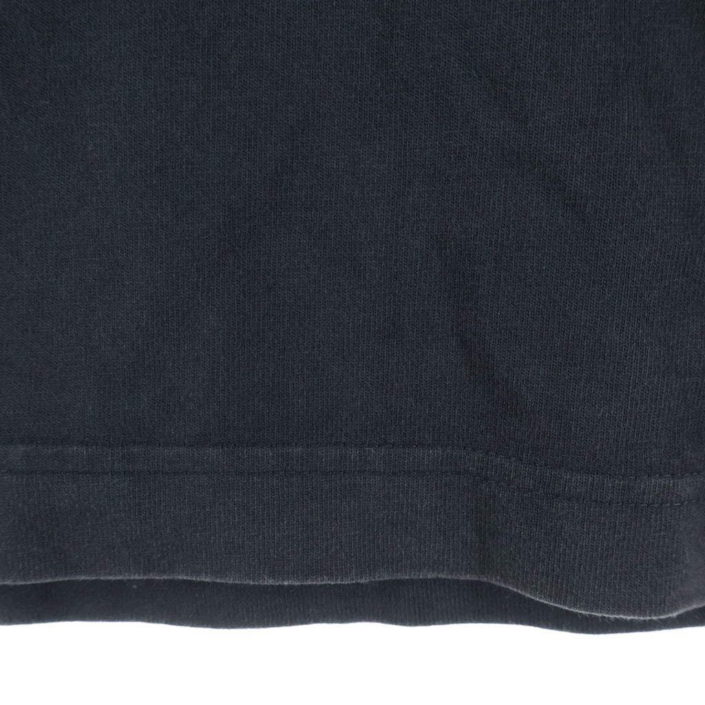 Acne Studios(アクネ ストゥディオズ) リラックスフィット スタンプロゴ 半袖Tシャツカットソー ブラック FN-MIN-TSHI000353