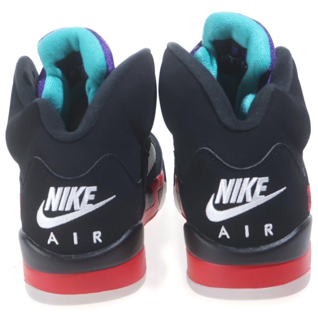 NIKE(ナイキ) AIR JORDAN 5 RETRO TOP3 CZ1786-001 エアジョーダン5 レトロ ハイカットスニーカー ブラック/レッド US9/27.0cm