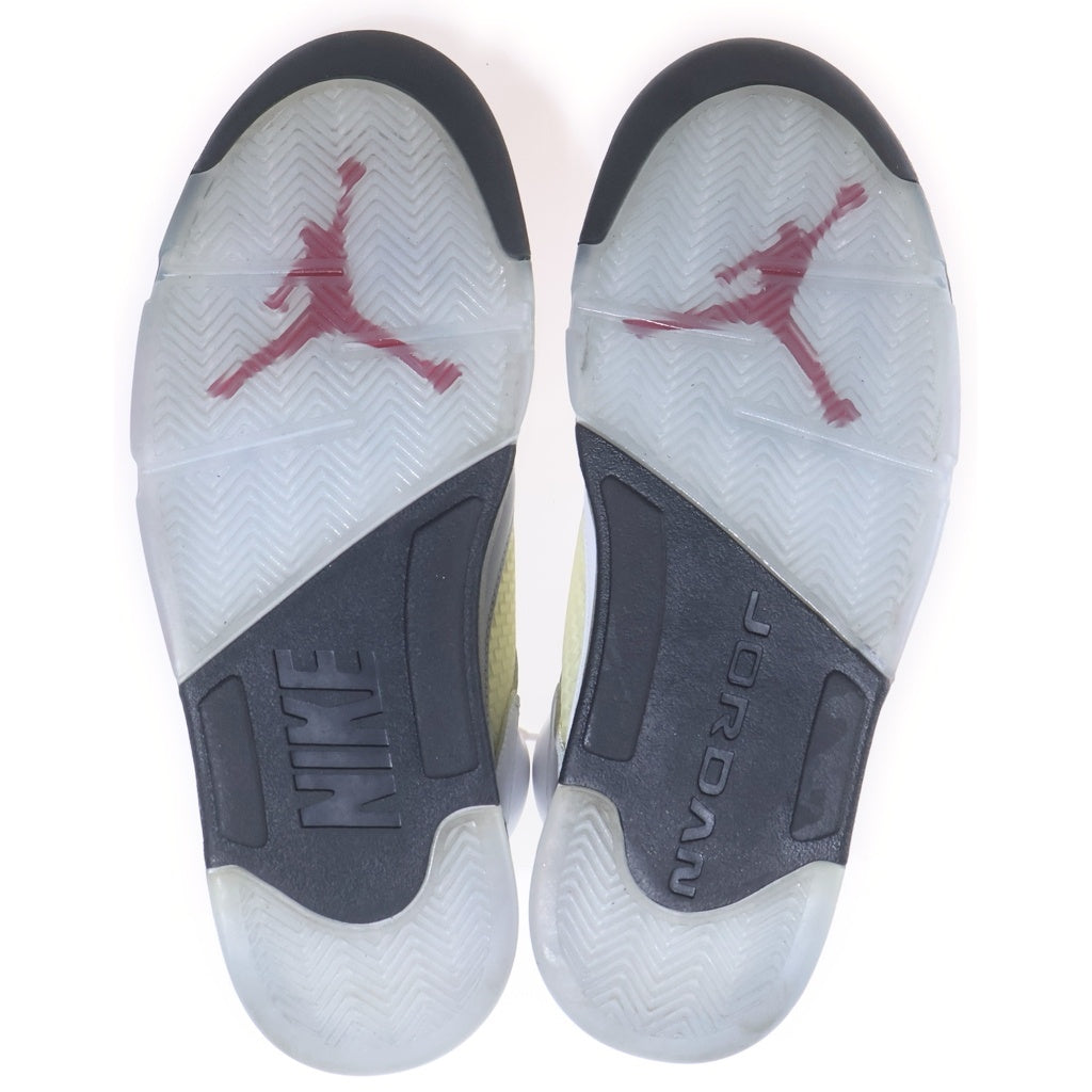 NIKE(ナイキ) AIR JORDAN 5 RETRO OG FIRE RED エアジョーダン レトロ ファイアレッド ハイカットスニーカー ホワイト/レッド US9.5/27.5cm DA1911-102