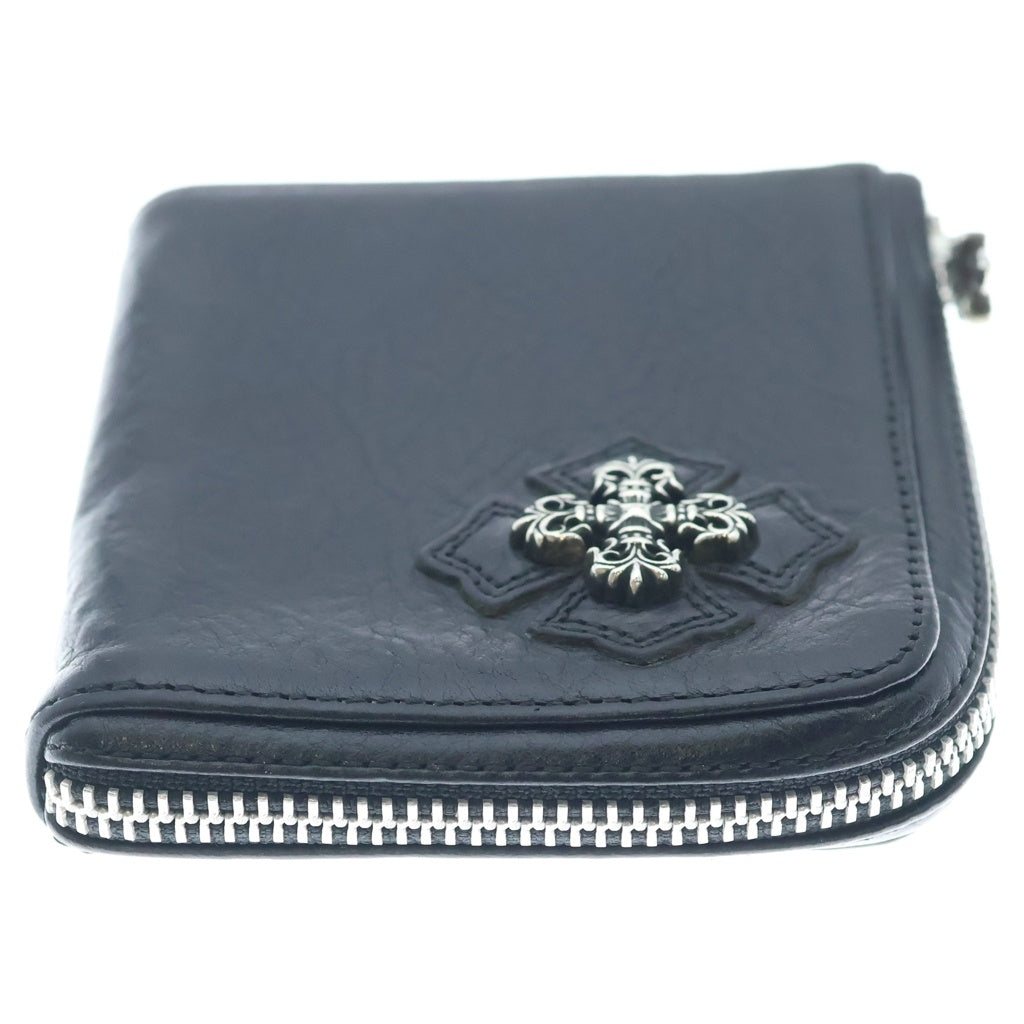 CHROME HEARTS(クロムハーツ) HLF RC F ZIP XS FILI PLS フィリグリープラス レザーハーフウォレット 財布 ブラック -