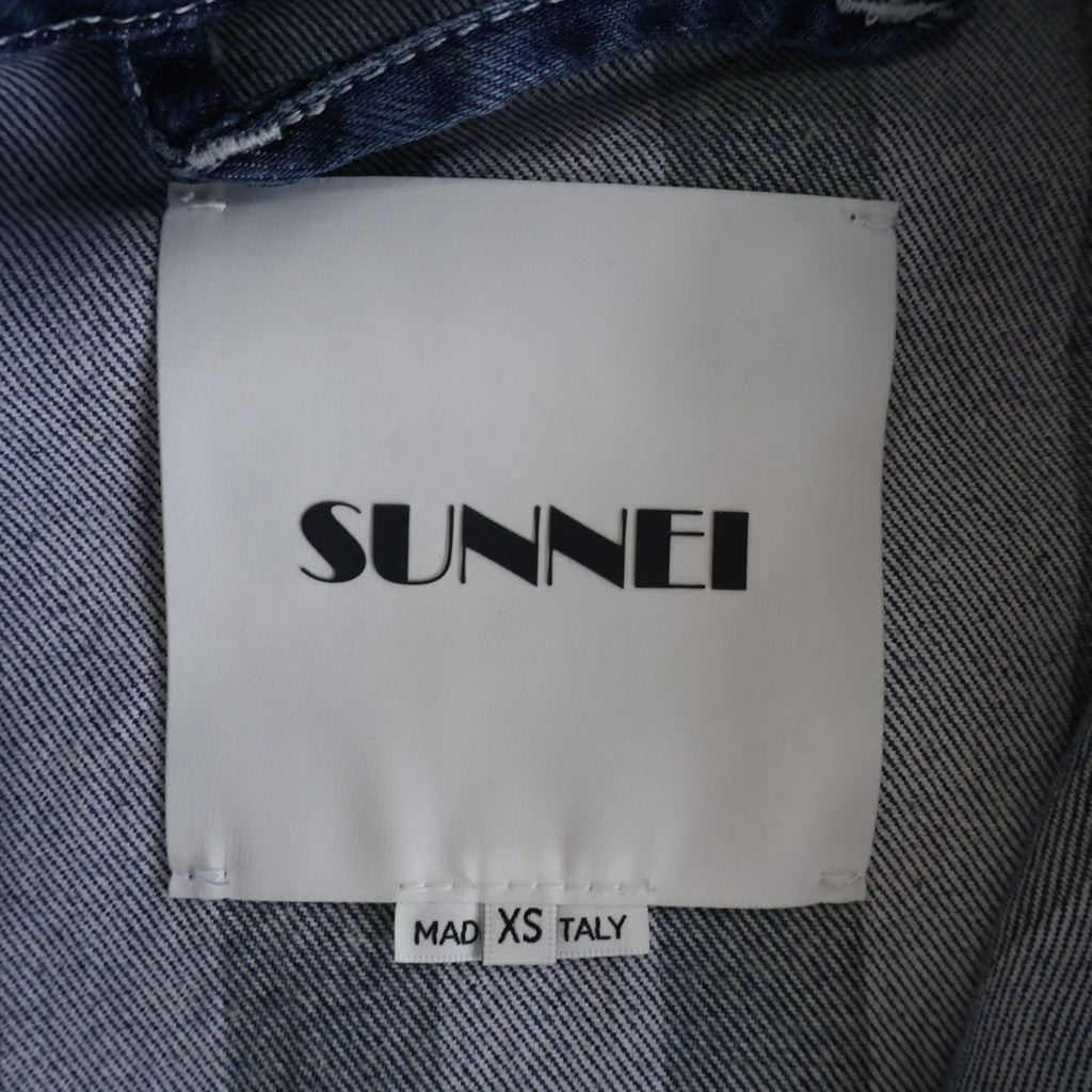 SUNNEI(スンネイ) 4-Pocket Over Denim Jacket オーバーデニムジャケット インディゴ CRTWXOUW016