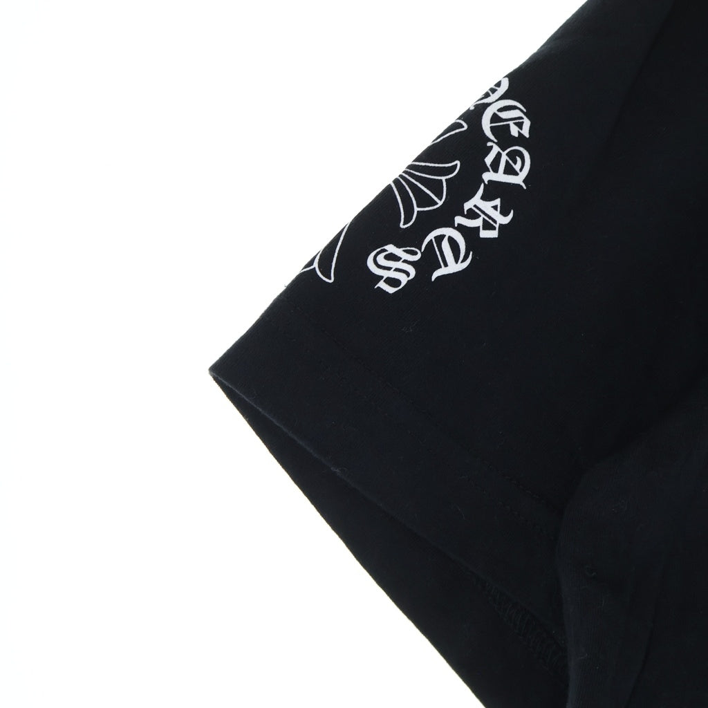 CHROME HEARTS(クロムハーツ) NECK LOGO BACK CRS S/S TEE ネックロゴ バッククロス プリント 半袖Tシャツ カットソー ブ
