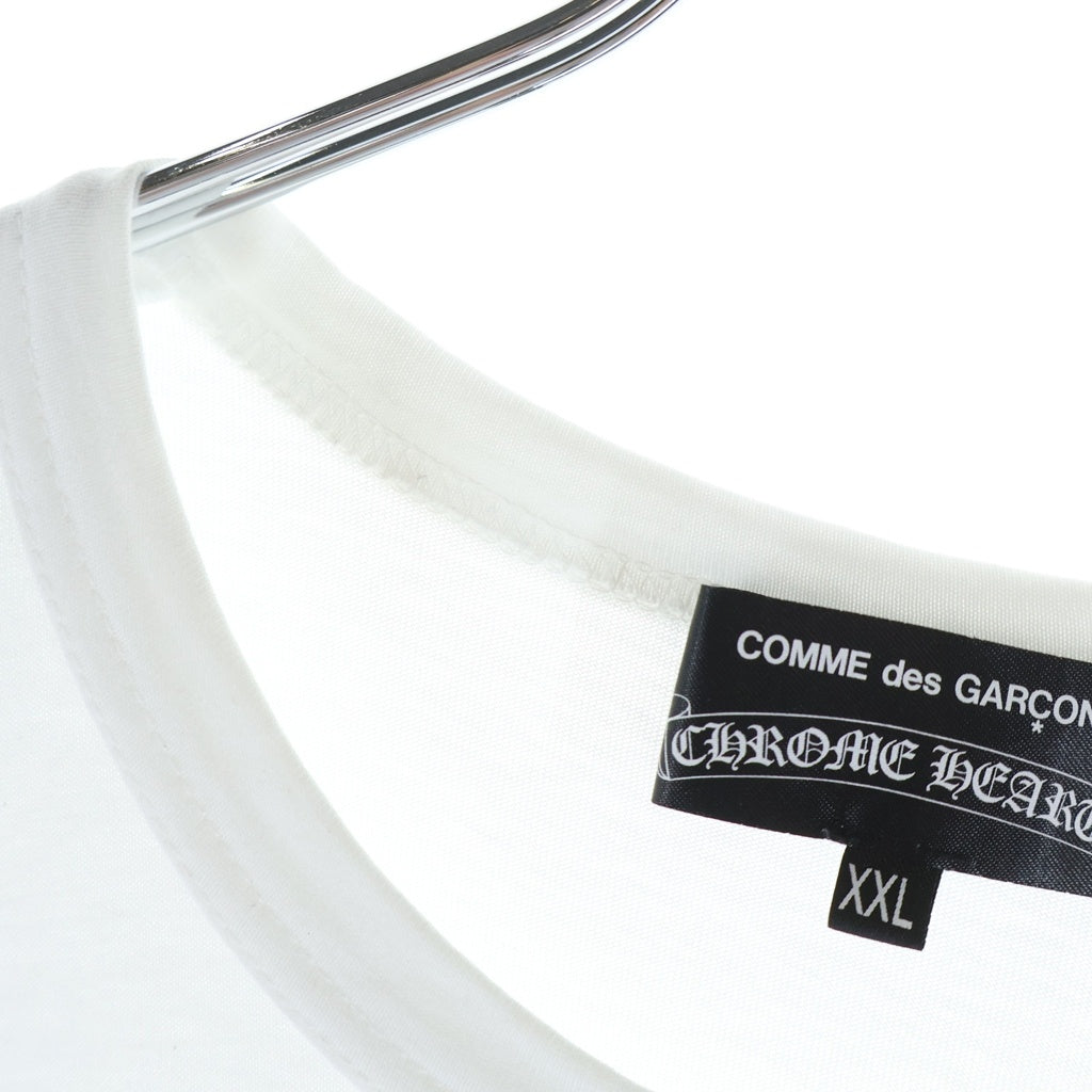 CHROME HEARTS(クロムハーツ) ×COMME des GARCONS DOVER STREET MARKET コムデギャルソン ドーバーストレートマーケット 半袖Tシャツ カットソー ホワイト