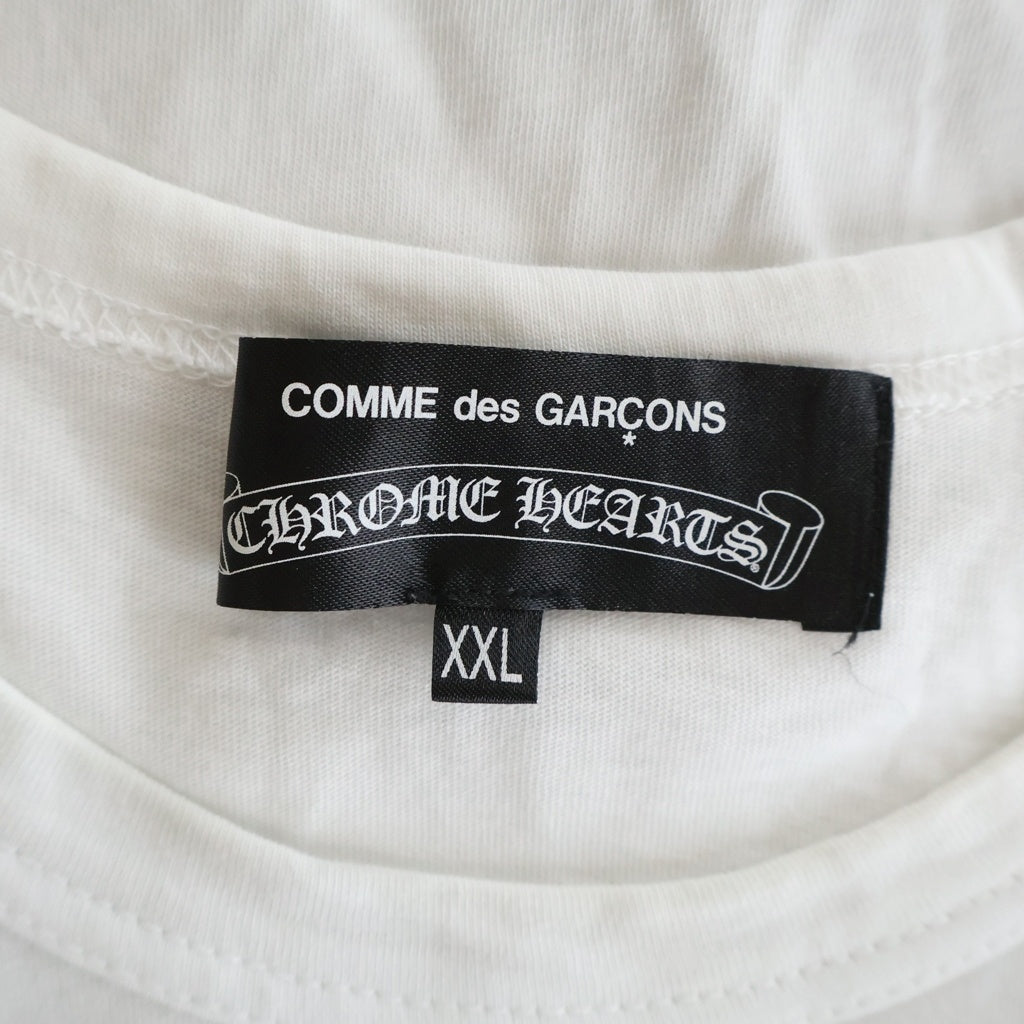 CHROME HEARTS(クロムハーツ) ×COMME des GARCONS DOVER STREET MARKET コムデギャルソン ドーバーストレートマーケット 半袖Tシャツ カットソー ホワイト
