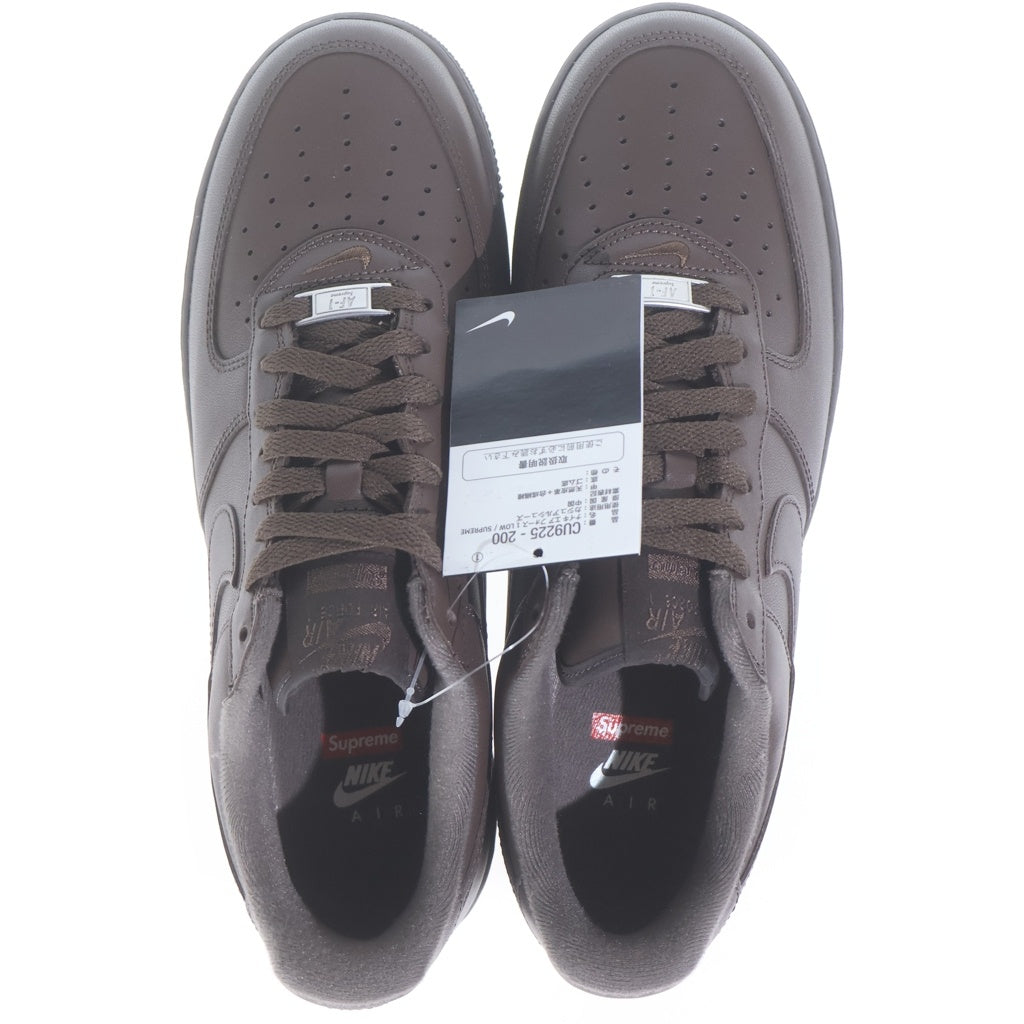 NIKE(ナイキ) ×SUPREME AIR FORCE 1 LOW SP CU9225-200 シュプリーム エアフォース1 ローカットスニーカー ブラウン US10/28cm