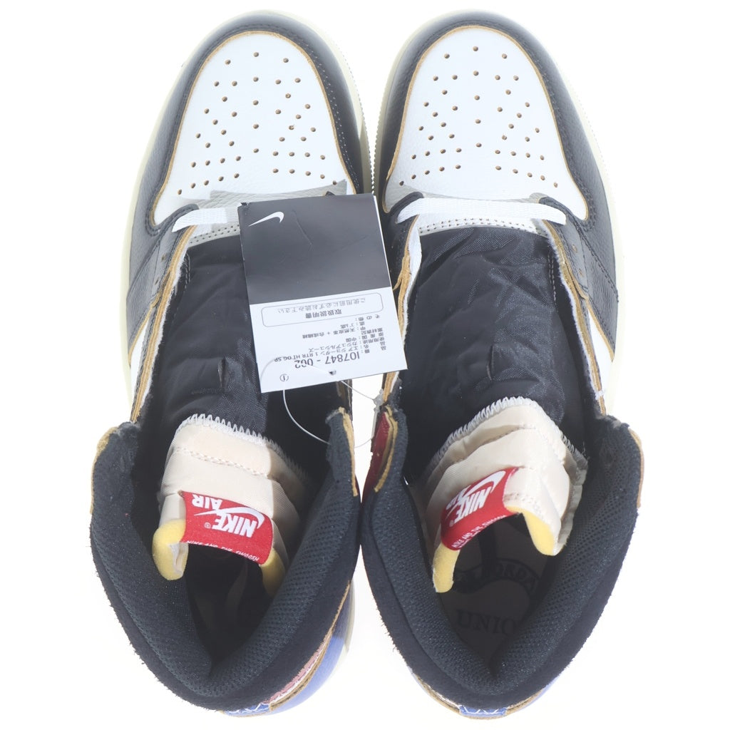 NIKE(ナイキ) ×fragment design ×UNION AIR JOUDAN 1 HIGH OG IO7847-002 エアジョーダン1 ハイカットスニーカー US10.5/28.5cm