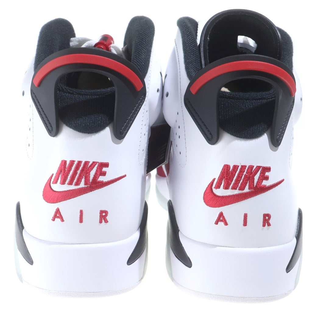 NIKE(ナイキ) AIR JORDAN 6 RETRO CARMINE CT8529-106 エアジョーダン6 カーマイン ハイカットスニーカー ホワイト/レッド US12/30cm