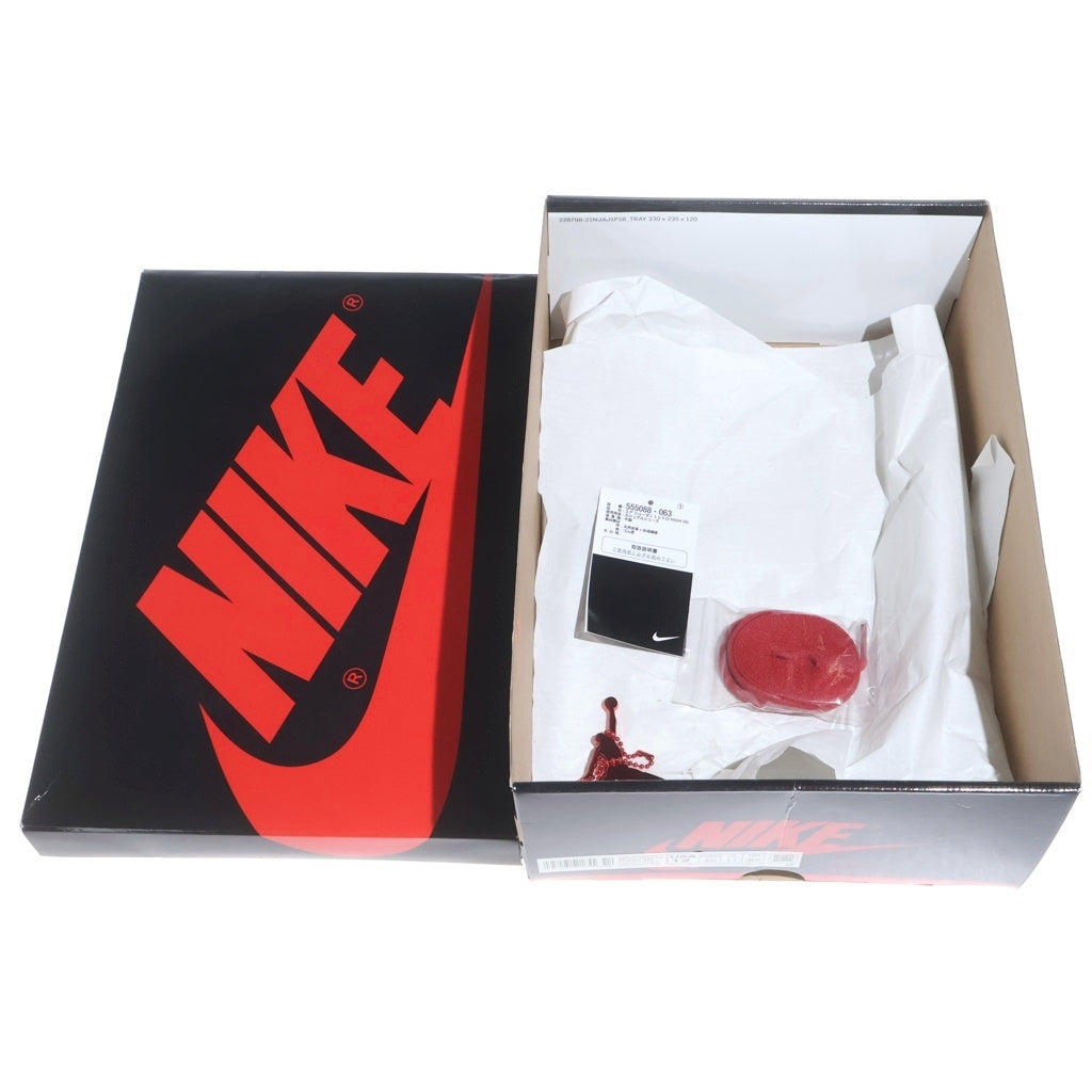 NIKE(ナイキ) AIR JORDAN 1 RETRO HIGH OG PATENT BRED 555088-063 エアジョーダン1 レトロ パテント ブレッド ハイカットスニーカー ブラック/レッド US12/30cm