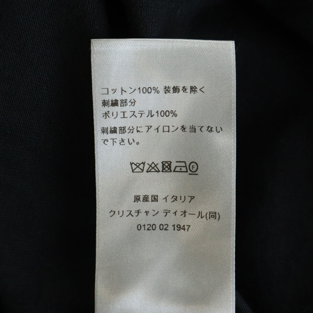 DIOR(ディオール) ×Stone Island Cotton Jersey T-shirt ストーンアイランド コットンジャージー 半袖Tシャツカットソー ブラック 493J638B0554