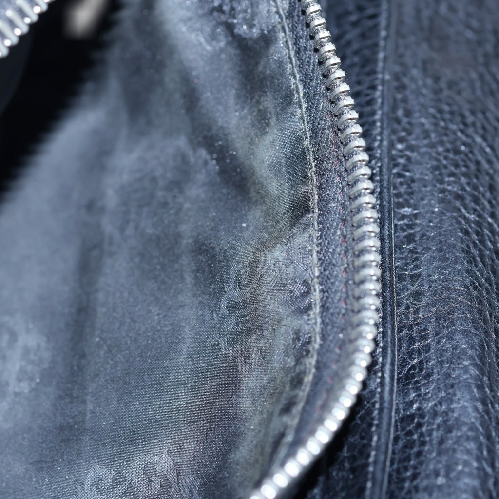 CHROME HEARTS(クロムハーツ) JUDY CROSS BALL ジュディ クロス ボール ボタン レザーウォレット 長財布 ブラック 366